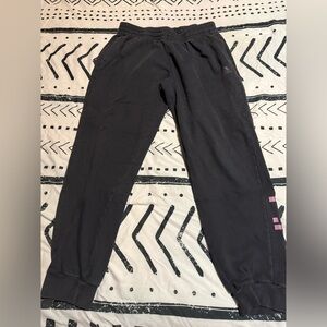 adidas Black and Pink Joggers
